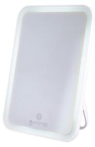 Oromed ORO-MIRROR LED Asztali Kozmetikai Sminktükör 24 x 18 cm - Fehér