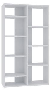 Fehér könyvespolc 72x124 cm Keota – Kalune Design