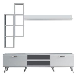 Fehér nappali bútor szett 180x48 cm Veronica - Kalune Design