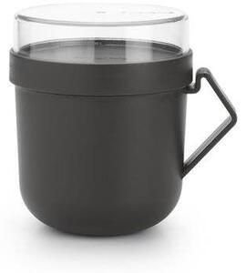Brabantia Make & Take leveses bögre, 0,6 l, sötétszürke
