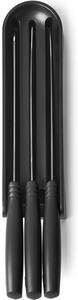 BRABANTIA Tasty+ Slice & Dice Drawer Knife Block plus Knives konyhai. fiókos késtartó blokk. 3db késsel. r.m. acél. műanyag. sötétszürke - 123023