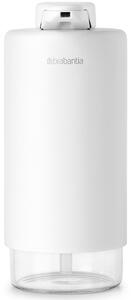 BRABANTIA SinkStyle Soap Dispenser konyhai szappanadagoló 200ml. r.m. acél burkolat. üveg tartály szikrázó fehér ásványi textúra - 228025