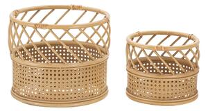 Rattan kaspó készlet 2 db-os ø 30 cm Panama – Mauro Ferretti