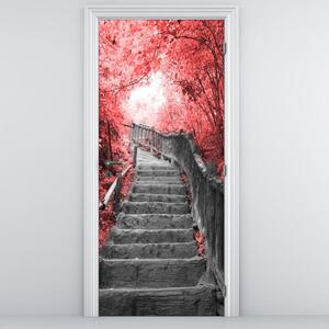 Fotótapéta ajtóra - Lépcső (95x205cm)
