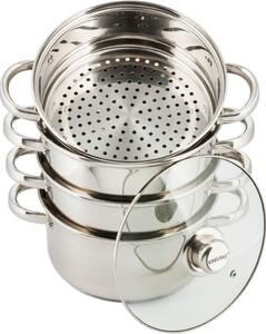 Kinghoff 5 Részes Pároló Edény Készlet Ø18 cm - 2.5L KH-3317