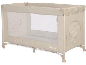 LORELLI Noemi 1 fix utazóágy - Fog Beige Star
