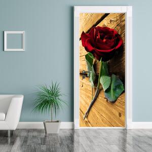 Fotótapéta ajtóra - Rózsa (95x205cm)