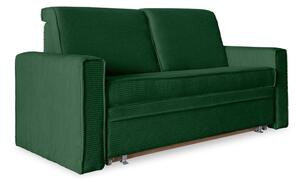 Sötétzöld kinyitható kanapé 168 cm Lucky Lucy – Miuform
