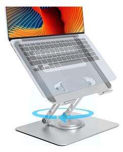 BlackBird notebook állvány 360 fokban forgatható alumínium ezüst (BH1479)