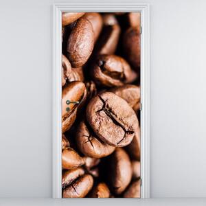 Fotótapéta ajtóra - Kávé szemek (95x205cm)