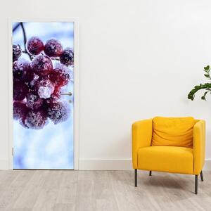 Fotótapéta ajtóra - Jeges gyümölcs (95x205cm)