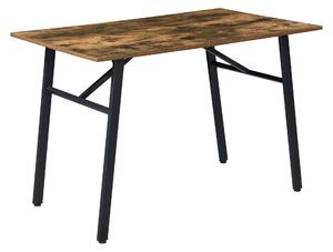 Étkezőasztal Flatanger 74,5 x 110 x 70 cm sötét fa szín