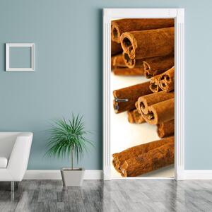 Fotótapéta ajtóra - Fahéj (95x205cm)