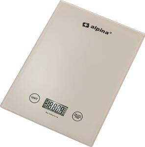 Konyhai mérleg 5kg 22x15,5x1,8cm 474gr GL CB Alpina