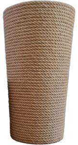 Adoni Jute flowerpot with insert, diameter 32cm, height 57cm (adoni57)