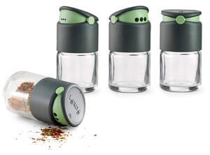LÉKUÉ Spice Shakers üveg fűszerszóró szett 4db 80ml LK883309