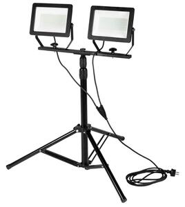 Neo állványos reflektor 2x230V/100W fekete (99096)