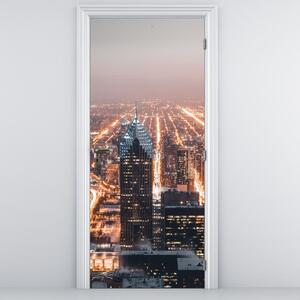 Fotótapéta ajtóra - Metropola (95x205cm)