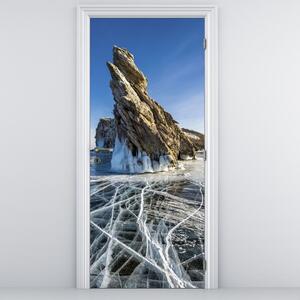 Fotótapéta ajtóra - Jégszikla (95x205cm)