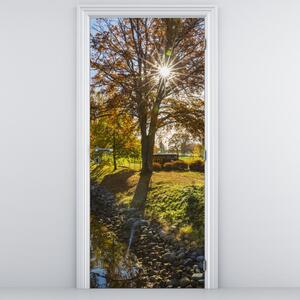 Fotótapéta ajtóra - Vízcsatorna (95x205cm)