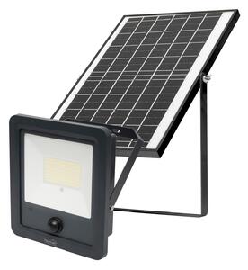 Home napelemes LED reflektor, 112 db SMD LED, 1800lm, mozgásérzékelő, IP65 védettség, szolárpanel, távirányítható (FLP1800SOLAR)