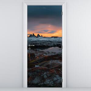 Fotótapéta ajtóra - Új-Zéland tájképe (95x205cm)