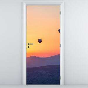 Fotótapéta ajtóra - Hőlégballonok (95x205cm)