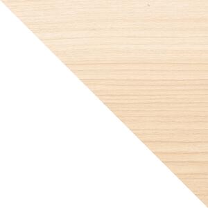 Fehér-natúr színű kaucsukfa fogas Flapper – Umbra