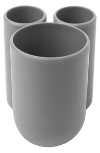 Szürke műanyag fogkefetartó pohár Touch – Umbra