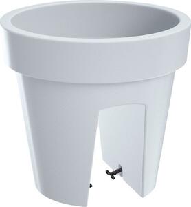 Maceta Balcon Lofly R Blanca 23x25 Cm - Inteplas - Dlfor250bl
