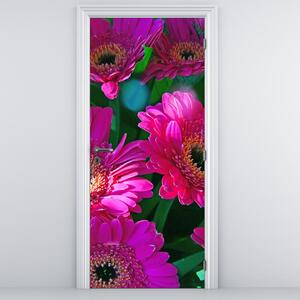 Fotótapéta ajtóra - Virágok (95x205cm)