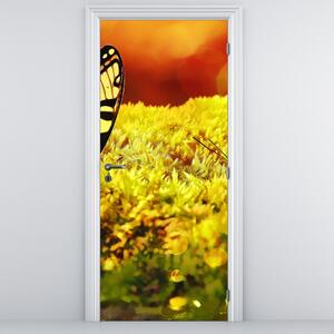 Fotótapéta ajtóra - Pillangók (95x205cm)