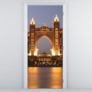Fotótapéta ajtóra - Épület Dubaiban (95x205cm)
