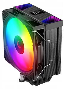 Rampage Octagon C70 Processzor Hűtő 120mm ARGB LCD Kijelzővel Fekete