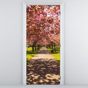 Fotótapéta ajtóra - Gyümölcsös cseresznye (95x205cm)