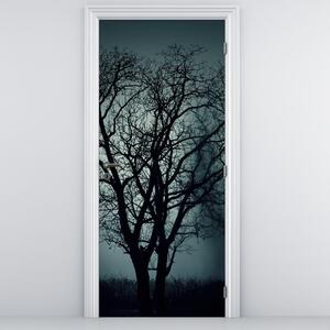 Fotótapéta ajtóra - Fa a napfogyatkozásban (95x205cm)