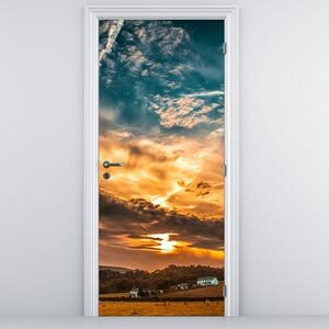 Fotótapéta ajtóra - Felhők (95x205cm)