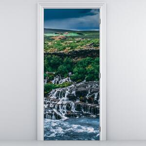 Fotótapéta ajtóra - Vízesések a természetben (95x205cm)