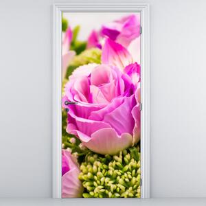 Fotótapéta ajtóra - Rózsa (95x205cm)