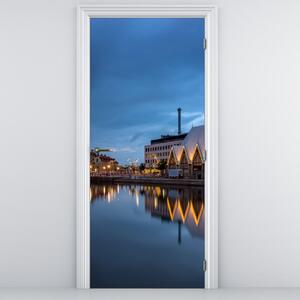 Fotótapéta ajtóra - Vízcsatorna - Göteborg (95x205cm)