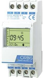ORBIS Zeitschalttechnik DATA MICRO-2 + 230 V Kalapsínes időkapcsoló óra Digitális 250 V/AC