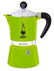 Bialetti Rainbow 3 személyes kotyogós kávéfőző zöld (4972)