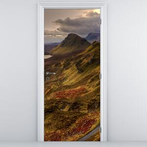Fotótapéta ajtóra - Skót hegyek (95x205cm)