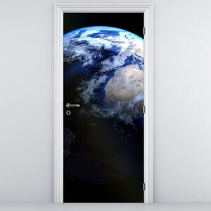 Fotótapéta ajtóra - Föld bolygó (95x205cm)