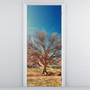 Fotótapéta ajtóra - Fa a sivatagban (95x205cm)