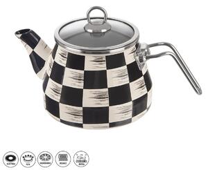 Orion Zománc teáskanna Chessboard Lem, 2 l