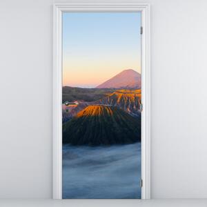 Falikép az ajtónál - Mount Bromo Indonéziában (95x205cm)