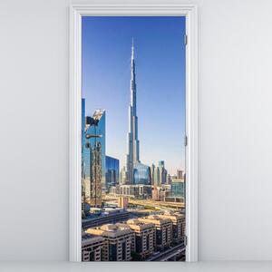 Fotótapéta ajtóra - Dubai reggel (95x205cm)