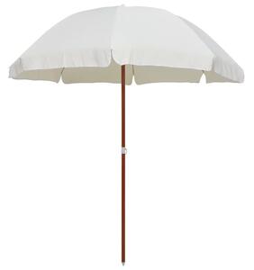 VidaXL homokszínű napernyő acélrúddal 240 cm