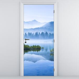 Fotótapéta ajtóra - Hegyi tó (95x205cm)